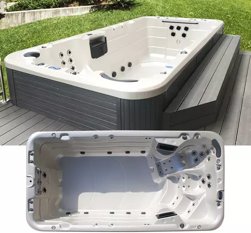 Basen ogrodowy z przeciwprądem Arena – pływanie i relaks w jednym