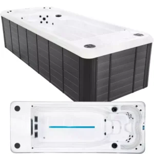 Basen ogrodowy River Flow II z turbiną przeciwprądu i strefą SPA