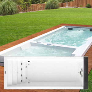 Basen ogrodowy Elegant II z przeciwprądem